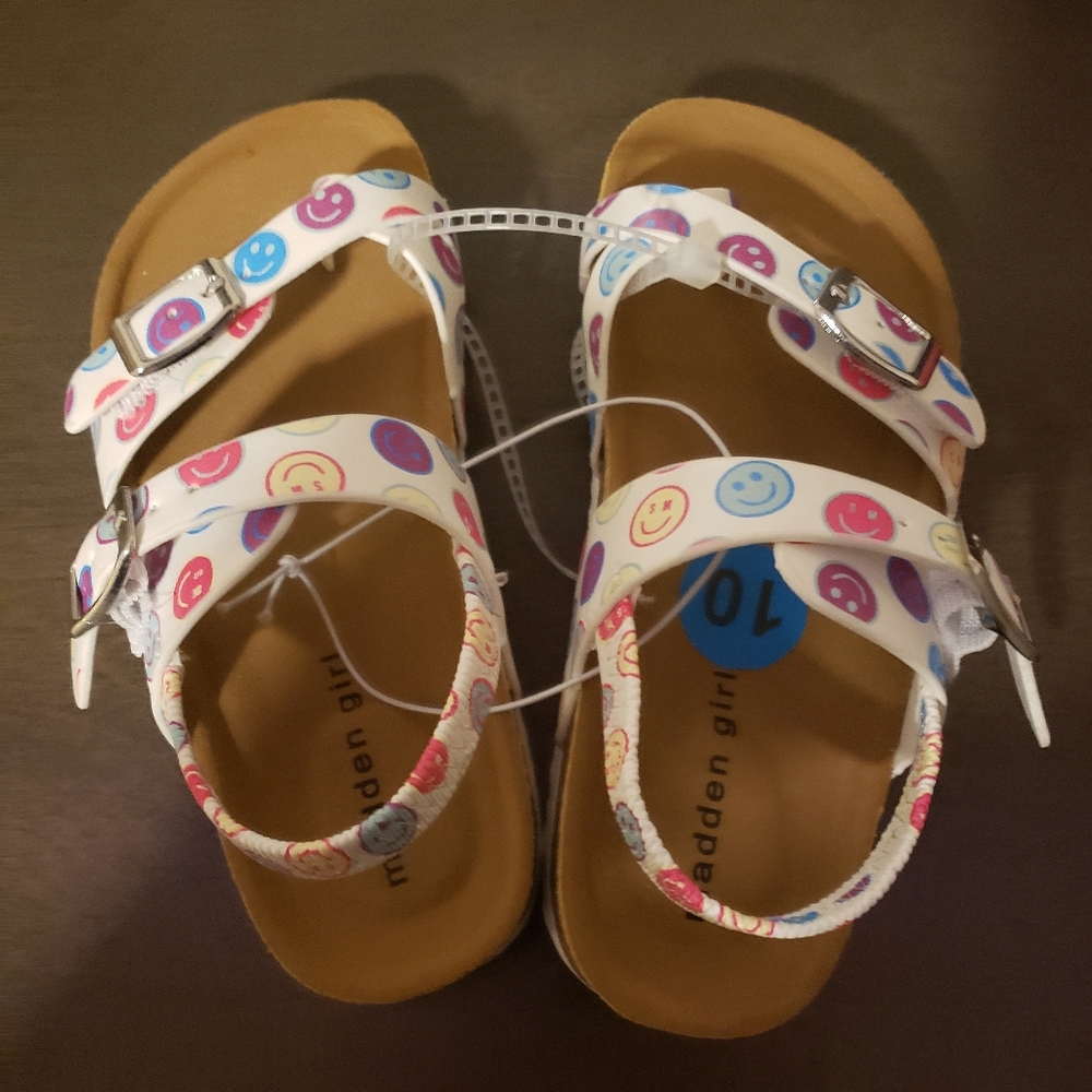 Madden Girl Kids' Multicolor Smiley Sandals